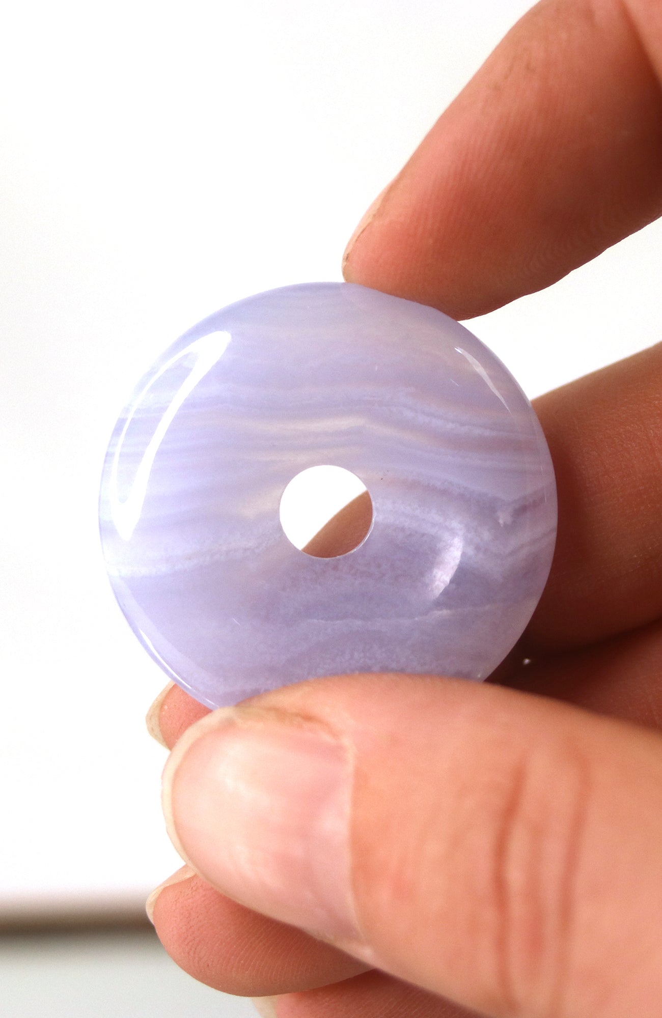 Blue Lace Agate Donut